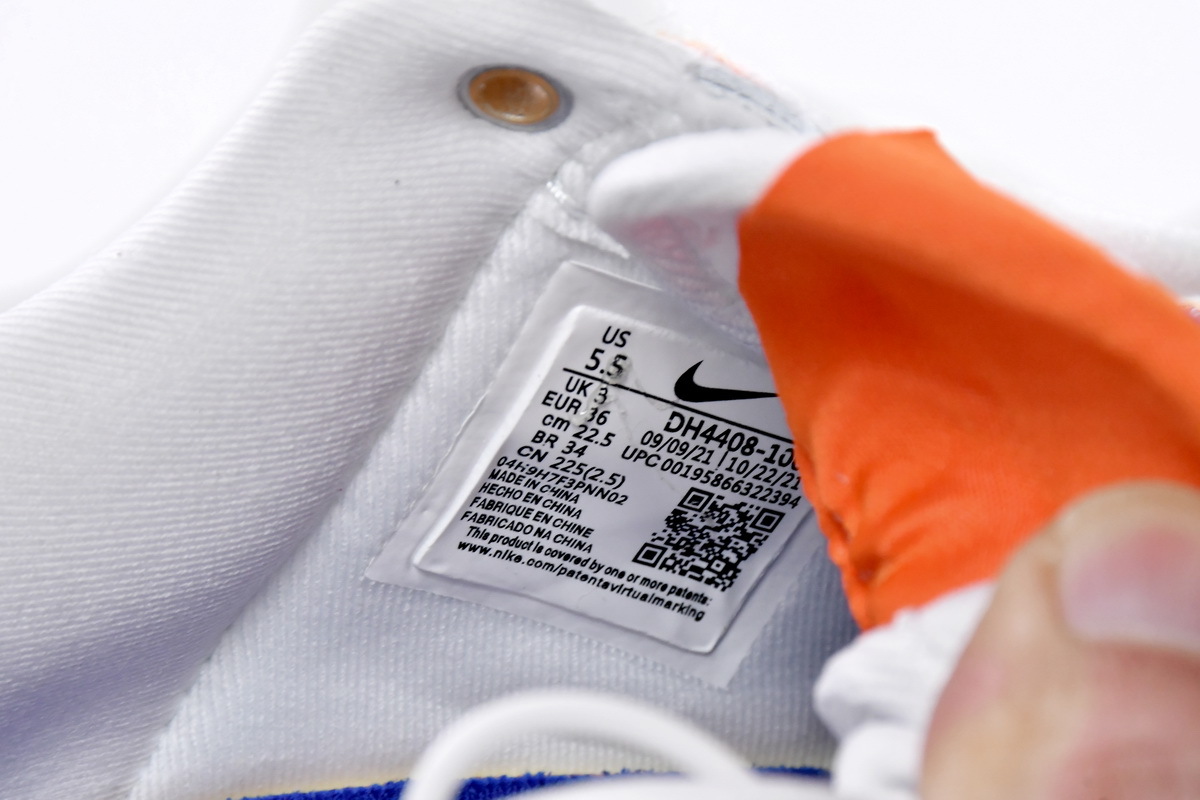 Bstsneaker- Nike Air Force 1 Low White and Safety Orange DH4408-100 