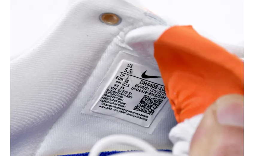  Nike Air Force 1 Low White and Safety Orange DH4408-100 