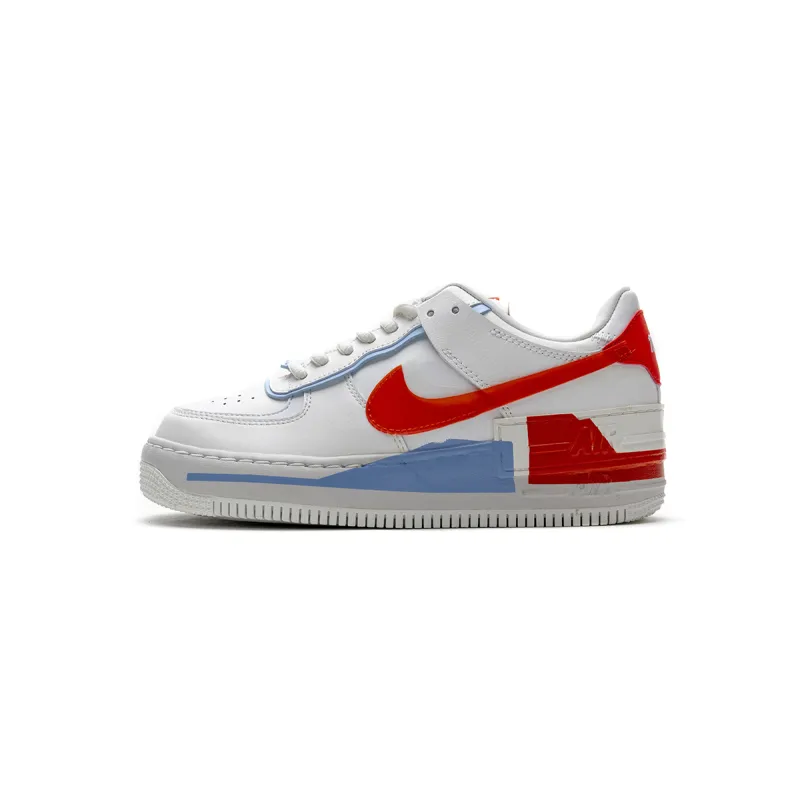  Nike Air Force 1 Shadow Summit White Team Orange (W) CQ9503-100  