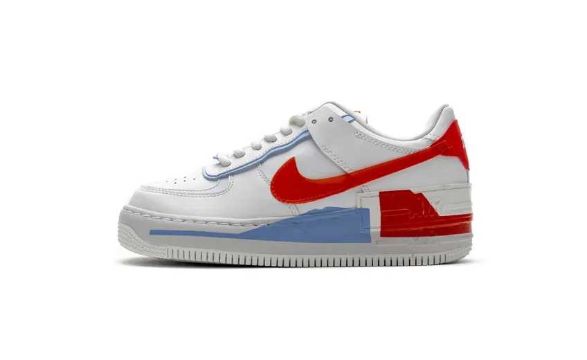 Bstsneaker- Nike Air Force 1 Shadow Summit White Team Orange (W) CQ9503-100  