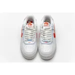 Nike Air Force 1 Shadow Summit White Team Orange (W) CQ9503-100  
