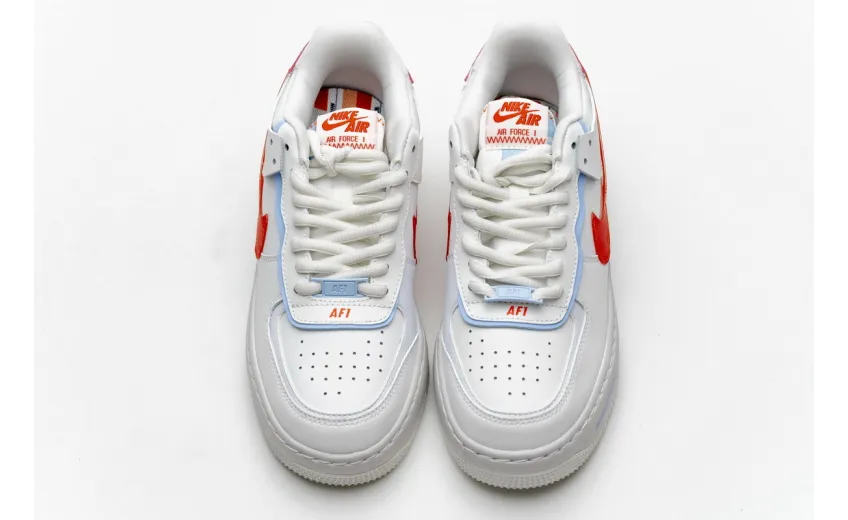 Bstsneaker- Nike Air Force 1 Shadow Summit White Team Orange (W) CQ9503-100  