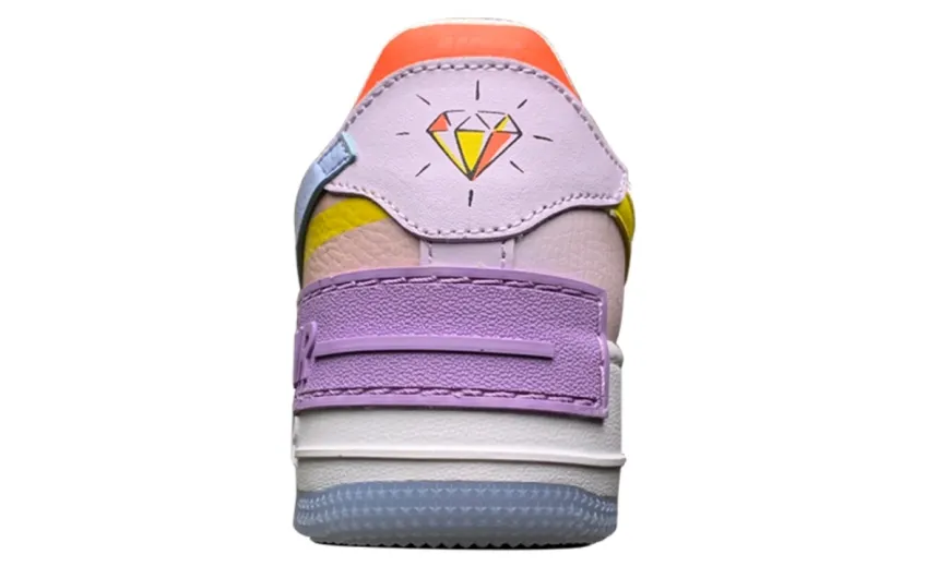 Bstsneaker- Nike Air Force 1 Shadow White Hydrogen Blue Purple (W) CW2630-141  