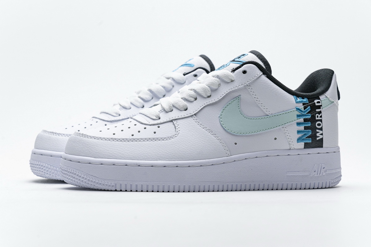 Bstsneaker- Nike Air Force 1 Worldwide White Blue Black CK6924-100 