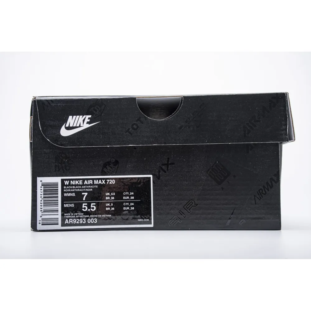Bstsneaker- Nike Air Max 720 Black Anthracite AR9293-003  
