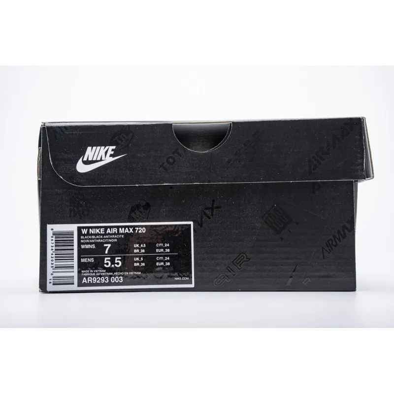Bstsneaker- Nike Air Max 720 Black Anthracite AR9293-003  