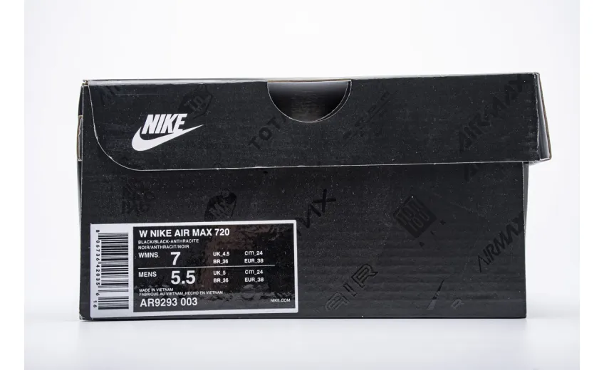Bstsneaker- Nike Air Max 720 Black Anthracite AR9293-003  