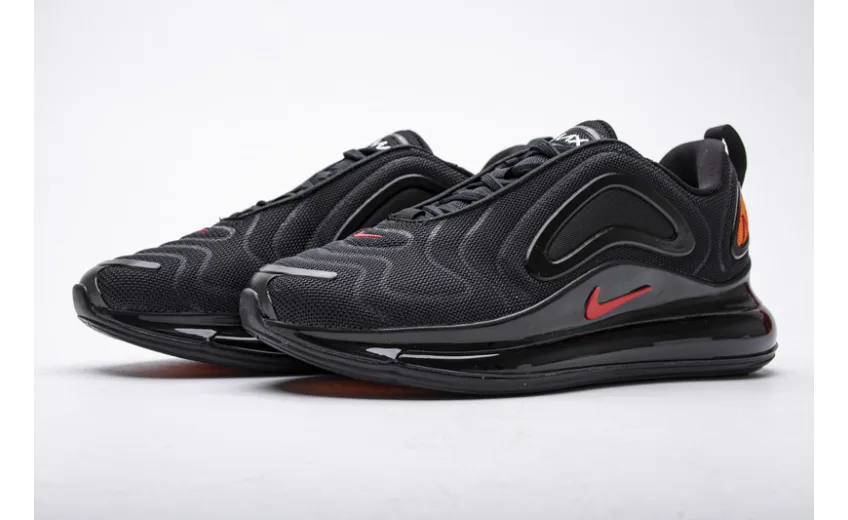 Bstsneaker- Nike Air Max 720 Black Heper Crimson Red CT2204-002  