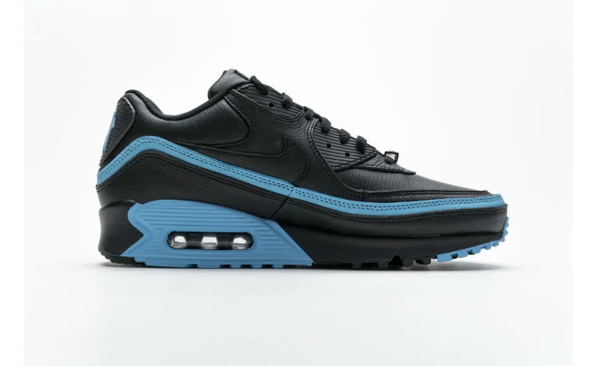 Bstsneaker- Nike Air Max 90 Undefeated Black Blue Fury CJ7197-002 