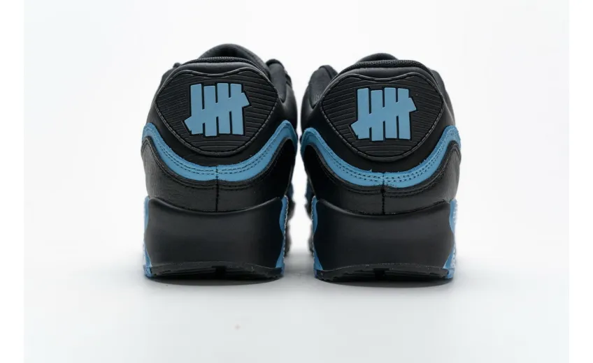 Bstsneaker- Nike Air Max 90 Undefeated Black Blue Fury CJ7197-002 