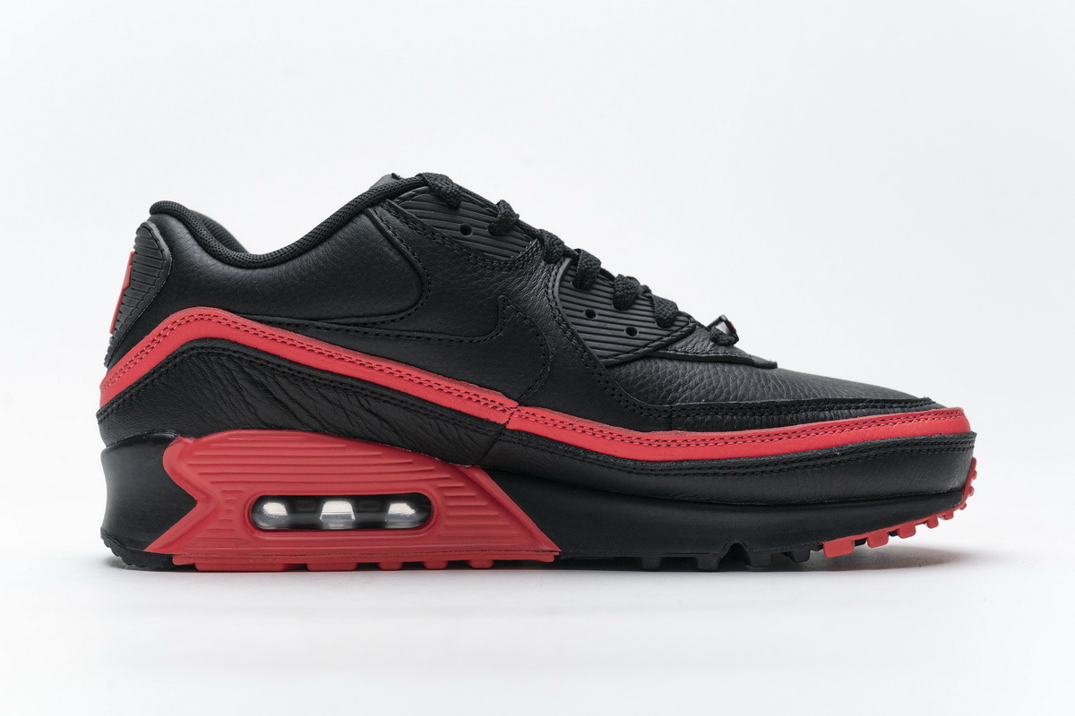 Bstsneaker- Nike Air Max 90 Undefeated Black Solar Red CJ7197-003 