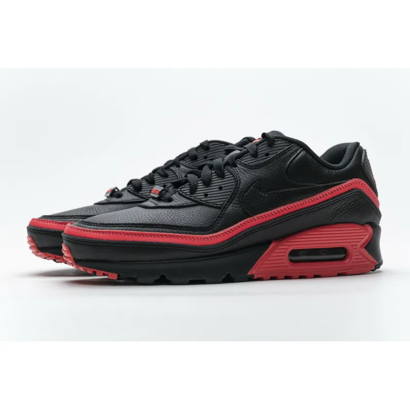 Bstsneaker- Nike Air Max 90 Undefeated Black Solar Red CJ7197-003 