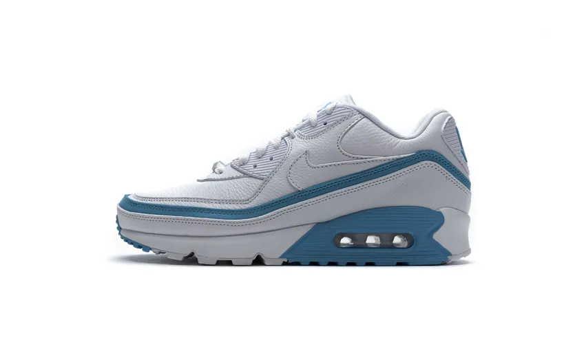 Bstsneaker- Nike Air Max 90 Undefeated White Blue Fury CJ7197-102 