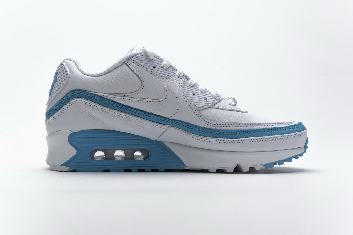 Bstsneaker- Nike Air Max 90 Undefeated White Blue Fury CJ7197-102 