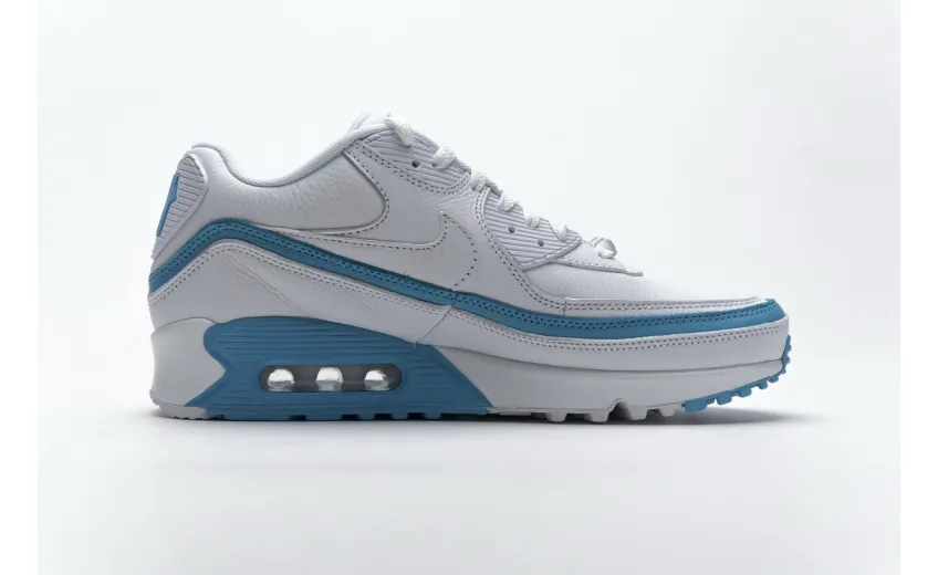 Bstsneaker- Nike Air Max 90 Undefeated White Blue Fury CJ7197-102 