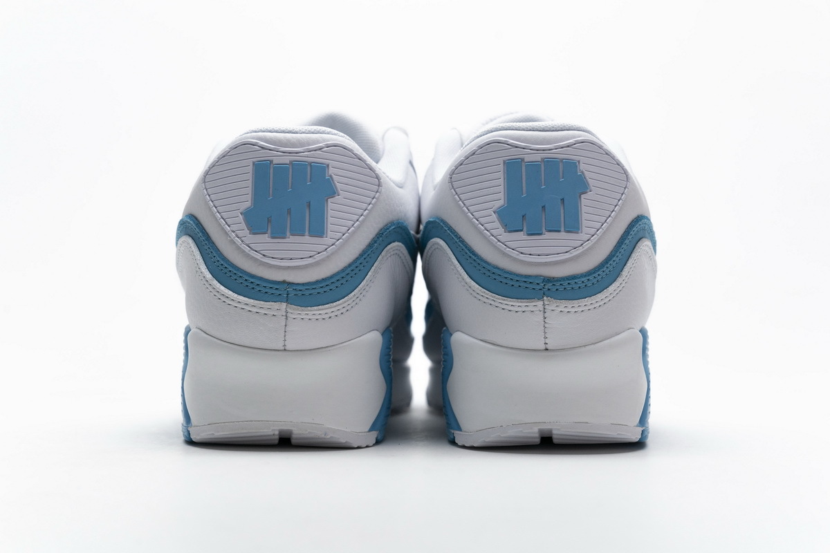 Bstsneaker- Nike Air Max 90 Undefeated White Blue Fury CJ7197-102 
