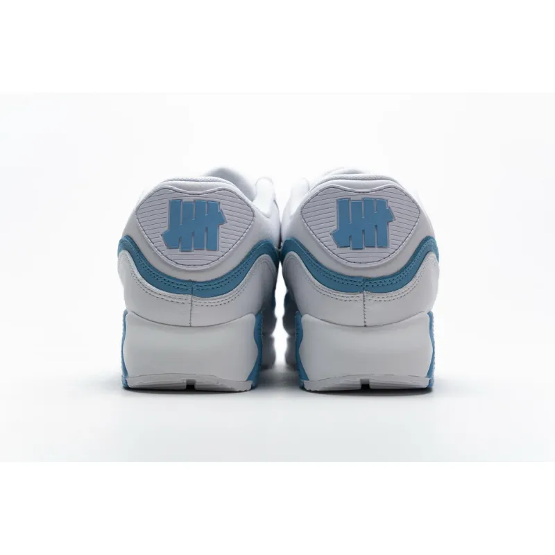 Bstsneaker- Nike Air Max 90 Undefeated White Blue Fury CJ7197-102 