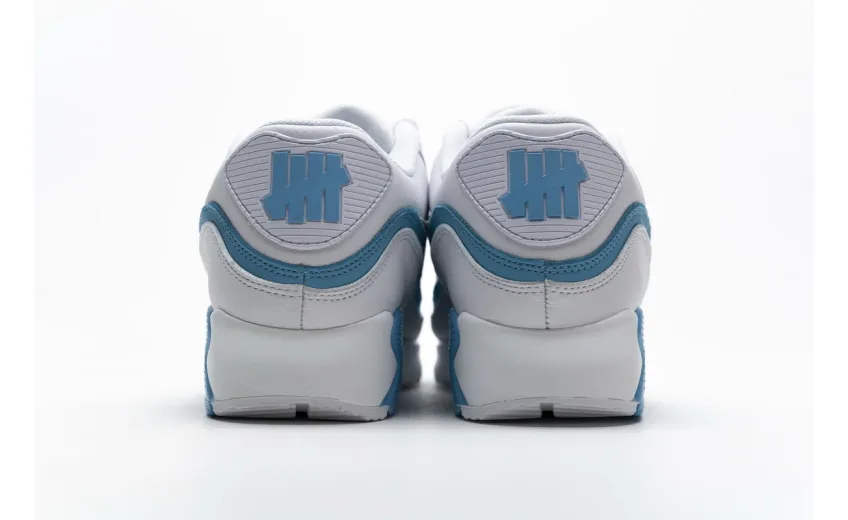 Bstsneaker- Nike Air Max 90 Undefeated White Blue Fury CJ7197-102 