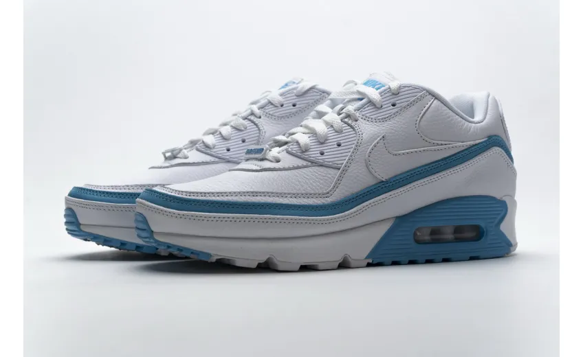Bstsneaker- Nike Air Max 90 Undefeated White Blue Fury CJ7197-102 