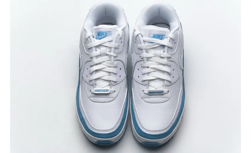 Bstsneaker- Nike Air Max 90 Undefeated White Blue Fury CJ7197-102 