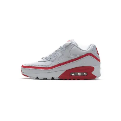  Nike Air Max 90 Undefeated White Solar Red CJ7197-103  01