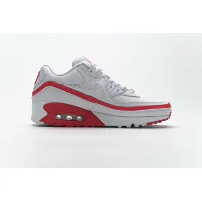  Nike Air Max 90 Undefeated White Solar Red CJ7197-103  02