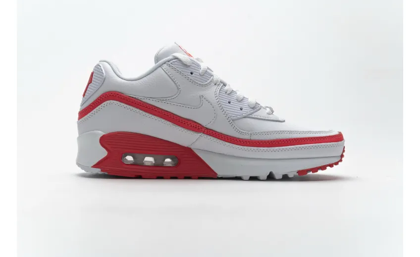 Bstsneaker- Nike Air Max 90 Undefeated White Solar Red CJ7197-103 