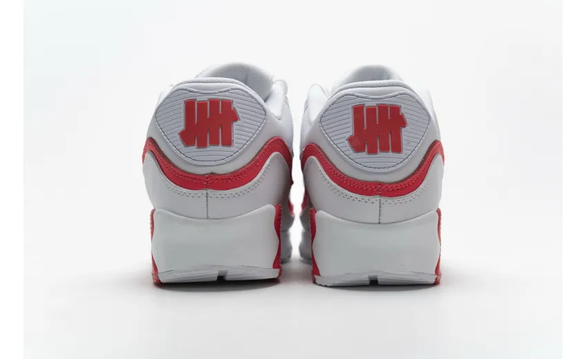 Bstsneaker- Nike Air Max 90 Undefeated White Solar Red CJ7197-103 