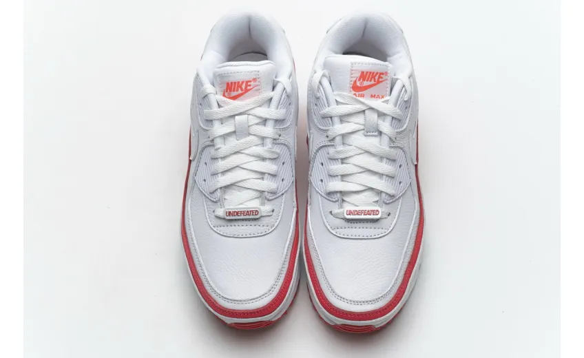 Bstsneaker- Nike Air Max 90 Undefeated White Solar Red CJ7197-103 