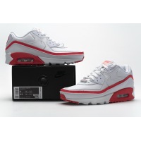  Nike Air Max 90 Undefeated White Solar Red CJ7197-103 