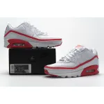 Bstsneaker- Nike Air Max 90 Undefeated White Solar Red CJ7197-103 