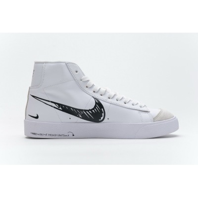 Bstsneaker- Nike Blazer Mid 77 Sketch White Black CW7580-101  02