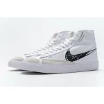 Bstsneaker- Nike Blazer Mid 77 Sketch White Black CW7580-101 