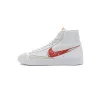 Bstsneaker- Nike Blazer Mid 77 Sketch White Red CW7580-100 