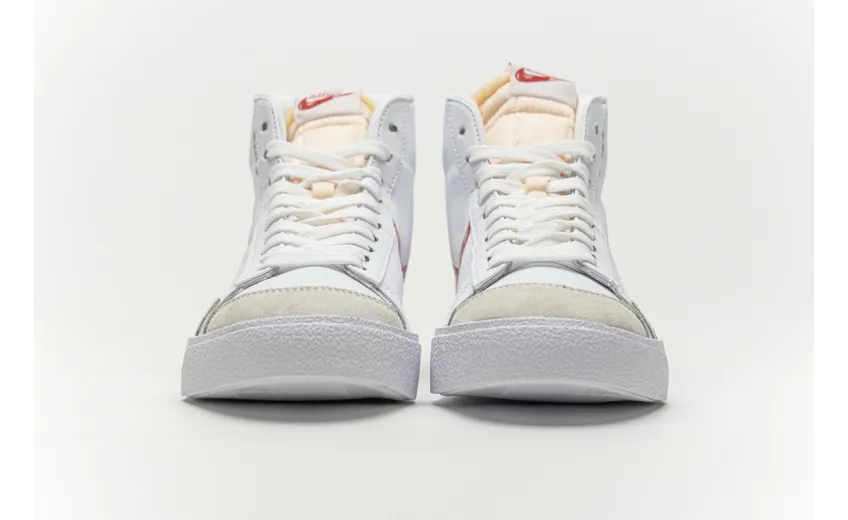 Bstsneaker- Nike Blazer Mid 77 Sketch White Red CW7580-100 