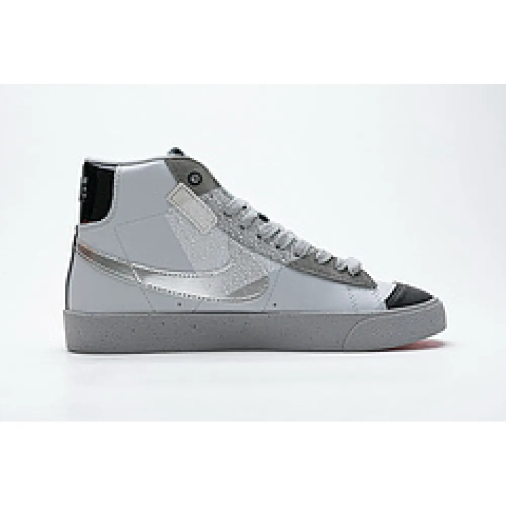 Bstsneaker-Nike Blazer Mid '77 Vintage White Grey Metallic Silver DC9170-001