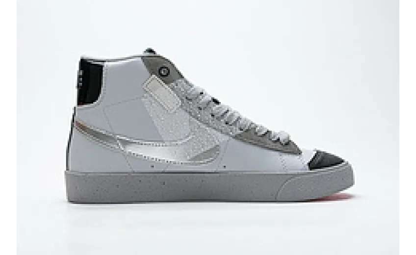 Bstsneaker-Nike Blazer Mid '77 Vintage White Grey Metallic Silver DC9170-001