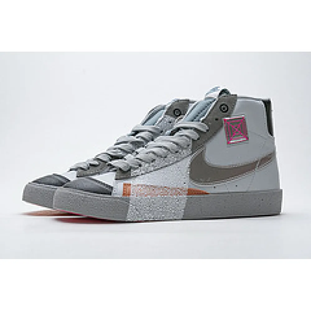 Bstsneaker-Nike Blazer Mid '77 Vintage White Grey Metallic Silver DC9170-001