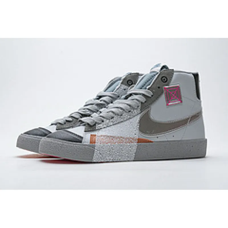 Bstsneaker-Nike Blazer Mid '77 Vintage White Grey Metallic Silver DC9170-001