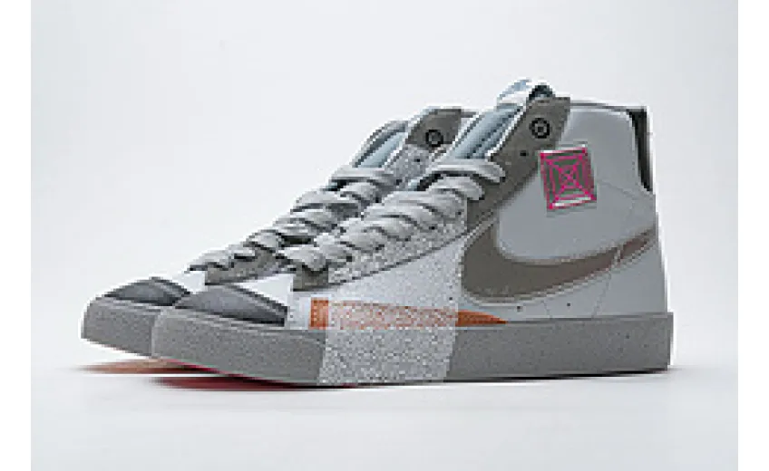 Bstsneaker-Nike Blazer Mid '77 Vintage White Grey Metallic Silver DC9170-001
