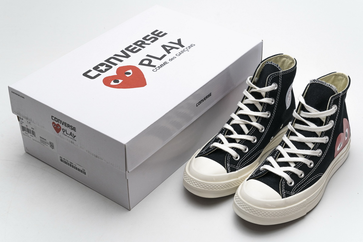 Bstsneaker-CDG Play x Converse Chuck Taylor All Star 70 High Top 150204C 