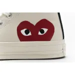 Bstsneaker-CDG Play x Converse Chuck Taylor All Star 70 High Top 150205C