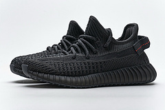 Bstsneaker-Children's Shoes Adidas Yeezy Boost 350 V2 Black Non-Reflective FU9013