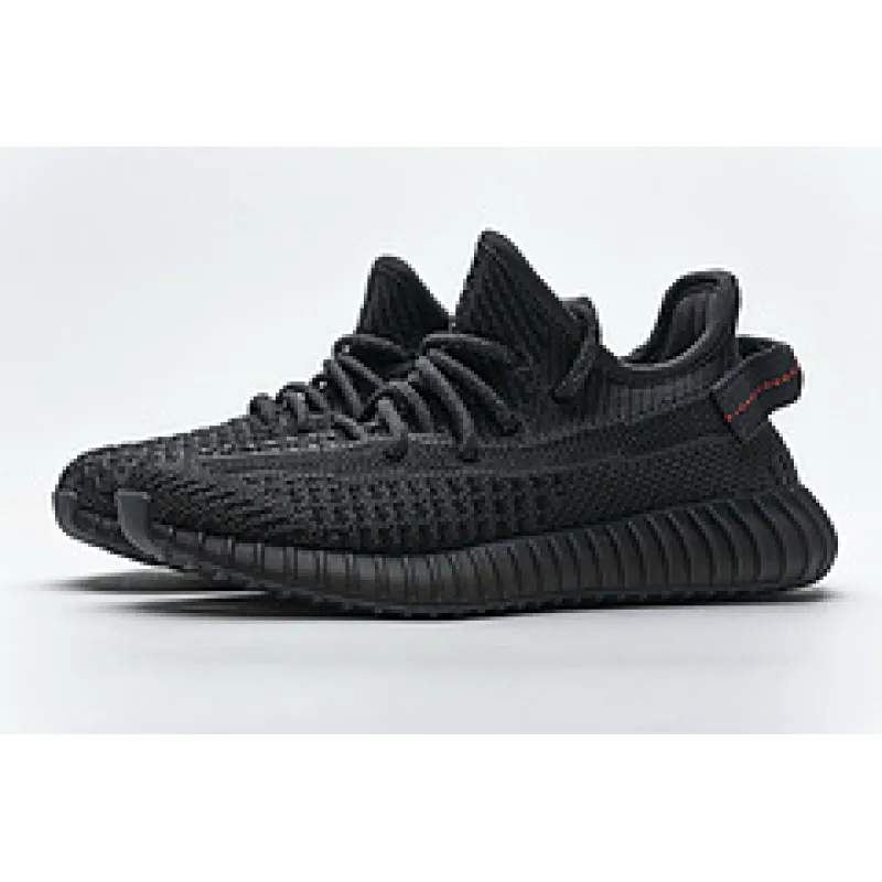 Bstsneaker-Children's Shoes Adidas Yeezy Boost 350 V2 Black Non-Reflective FU9013