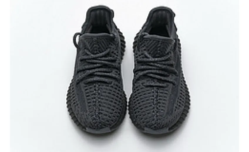 Bstsneaker-Children's Shoes Adidas Yeezy Boost 350 V2 Black Non-Reflective FU9013
