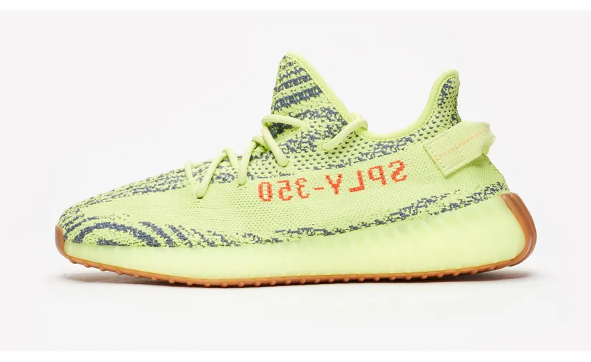 Bstsneaker-Adidas Yeezy Boost 350 V2 Semi Frozen Yellow B37572 