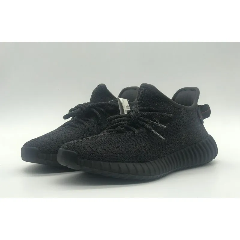  Adidas Yeezy Boost 350 V2 Static Black (Reflective) FU9007 
