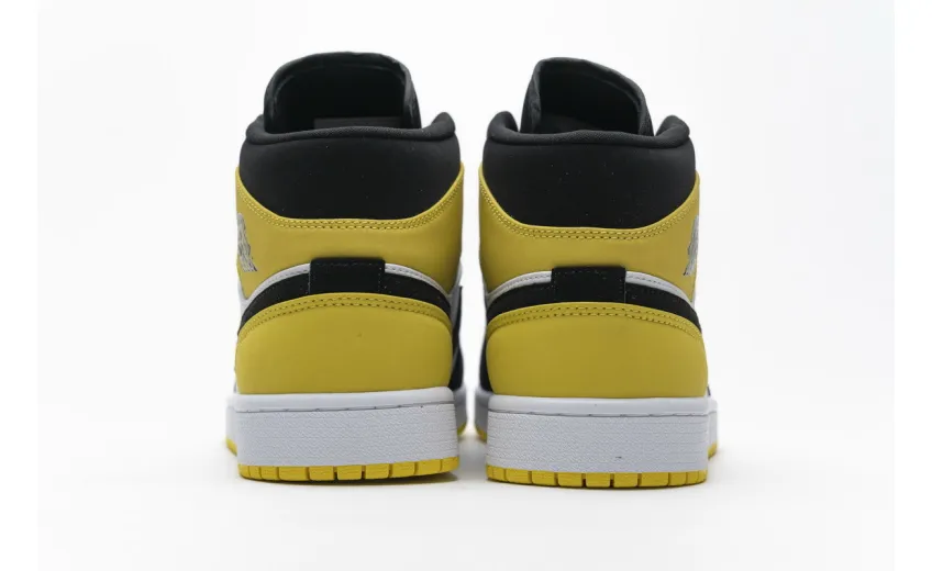 Bstsneaker- Air Air Jordan 1 Mid Yellow Toe Black 852542-071 