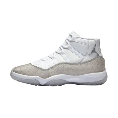  Air Jordan 11 Retro White Metallic Silver (W) AR0715-100  01