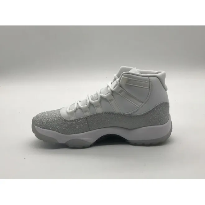 Bstsneaker- Air Jordan 11 Retro White Metallic Silver (W) AR0715-100 